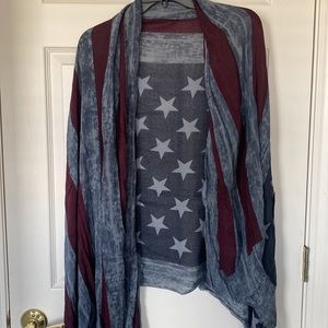 American flag scarf/wrap